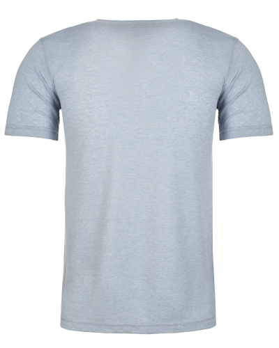 Men's Poly/Cotton Short-Sleeve Crew Tee back Thumb Image