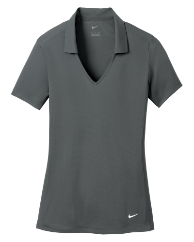 Nike 637165 Dri-Fit Vertical Mesh Ladies' Polo in Anthracite - Custom Printing Available