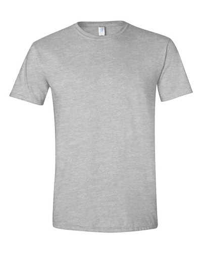 Gildan 6400  --  SoftStyle (Grey)  --  custom t-shirts Saskatchewan
