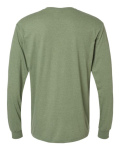 Unisex Softstyle® CVC Long Sleeve T-Shirt Back Thumbnail | Custom Apparel Canada