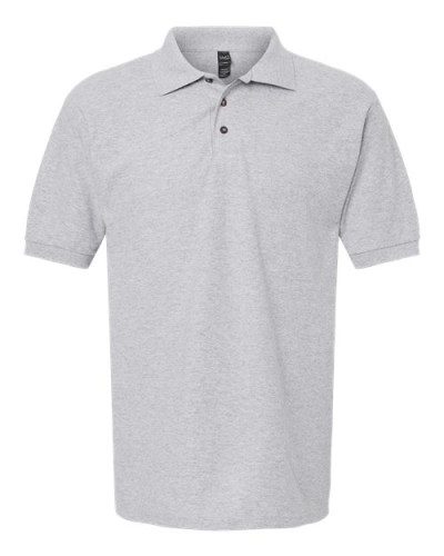 M&O 7002 Ring-Spun Piqué Polo in Athletic Grey - Custom Printing Available