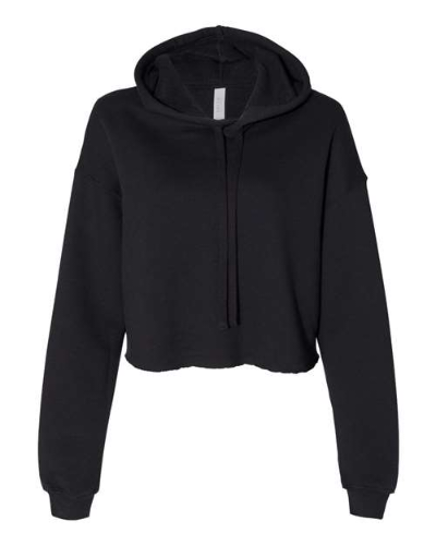 BELLA + CANVAS 7502 Women's Crop Fleece Hoodie Sweatshirt 