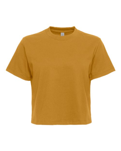 Next Level 7610 Women's Heavyweight Boxy T-Shirt in Antique Gold - Custom Printing Available