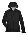 Women's Prospect Two-Layer Fleece Bonded Soft Shell Hooded Jacket Front Thumbnail | Custom Apparel Canada