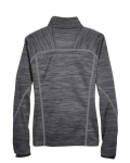 WOMEN'S Flux Mélange Bonded Fleece Jacket Back Thumbnail | Custom Apparel Canada