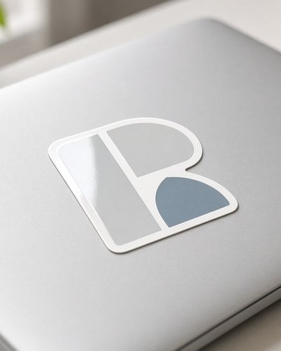 White Gloss Die-Cut Stickers