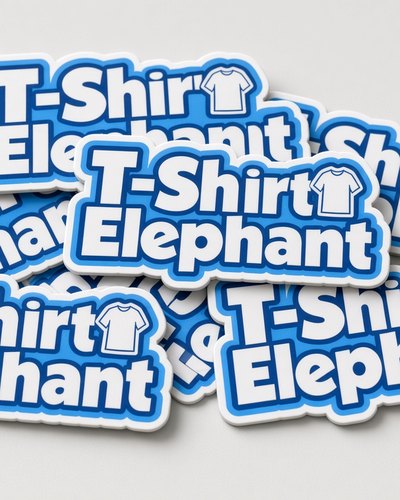 White Gloss Die-Cut Stickers