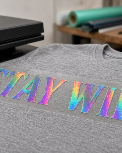 Hologram Cut Vinyl Heat Transfers