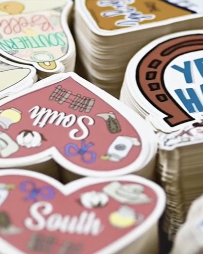 White Matte Die-Cut Stickers