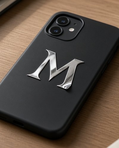 Silver Chrome Die-Cut Stickers
