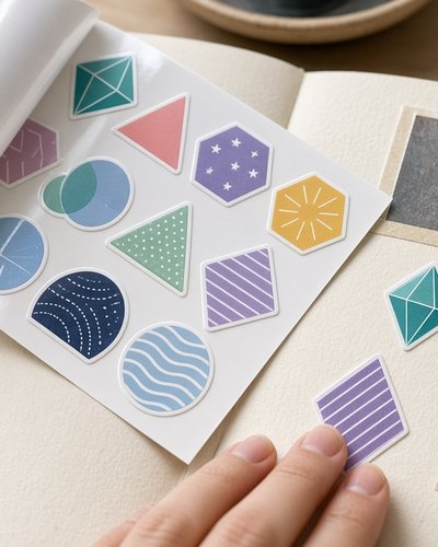 White Matte Sticker Sheets