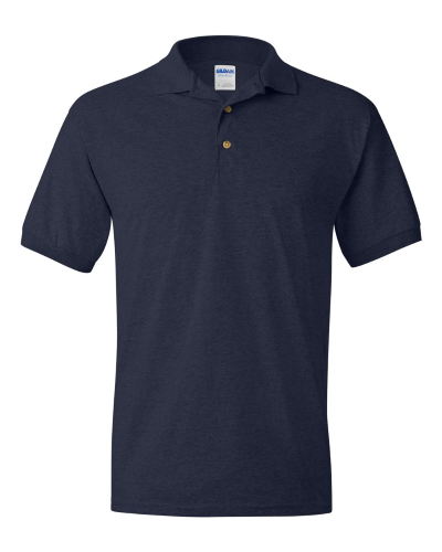 Custom Pique Polos - screen printed and embroidered in Canada