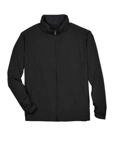 North End 88083 Men's Techno Lite Jacket in Black - Custom Printing Available
