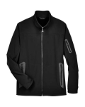 Men's Three Layer Fleece Bonded Shell Technical Jacket Front Thumbnail | Custom Apparel Canada
