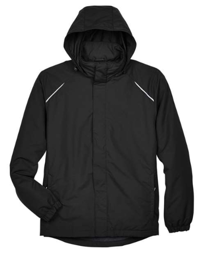 CORE365 88224 Men's Profile Fleece-Lined All-Season Jacket - Black by Core365