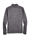 Men's Flux Mélange Bonded Fleece Jacket Back Thumbnail | Custom Apparel Canada