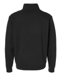 Unisex Fleece Quarter-Zip Pullover Back Thumbnail | Custom Apparel Canada