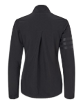 WOMEN'S Adidas A268 Wind Resistant Full-Zip Jacket - Black/ Black Back Thumbnail | Custom Apparel Canada