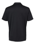 Adidas A324 Men's 3-Stripes Chest Polo - Black/ White Back Thumbnail | Custom Apparel Canada