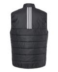 Adidas A572 Men's Puffer Full-Zip Vest - Black Back Thumbnail | Custom Apparel Canada