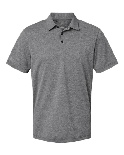 Adidas A582 Men's Heathered Polo - Black Melange by Adidas