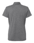 WOMEN'S Adidas A583 Heathered Polo - Black Melange Back Thumbnail | Custom Apparel Canada
