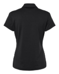 WOMEN'S Adidas A707 Textured Stripe Polo - Black Back Thumbnail | Custom Apparel Canada