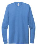 Unisex Tri-Blend Long Sleeve Tee Front Thumbnail | Custom Apparel Canada