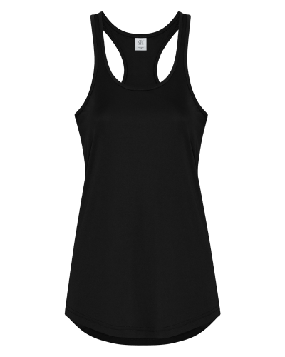 ATC ATC3704L WOMEN'S Essential Performance Racerback Tank in Black - Custom Printing Available