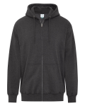 Earth Wash Tourbillon Fleece Full Zip Hoodie Front Thumbnail | Custom Apparel Canada