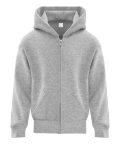 Everyday Fleece Full Zip Youth Hoodie Front Thumbnail | Custom Apparel Canada