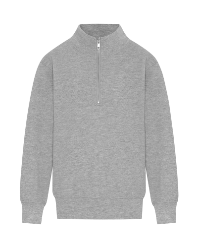 ATC ATCY2700 YOUTH Everyday Fleece 1/4 Zip Sweatshirt in Athletic Heather - Custom Printing Available