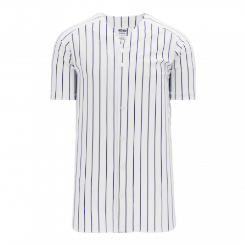 AK BA524 - Full Button Pinstripe Jerseys