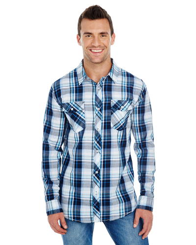 MEN’S LONG SLEEVE PLAID front Thumb Image