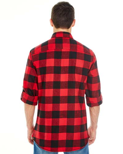 Men's Woven Plaid Flanel back Thumb Image