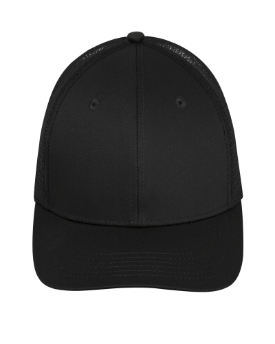 ATC C1318 Everyday Snapback Trucker Cap in Black/Black - Custom Printing Available