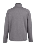 CORE365 CE72 Men's Venture Heathered Stripe Full-Zip Jacket Back Thumbnail | Custom Apparel Canada