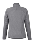 WOMEN'S CORE365 CE72W Venture Heathered Stripe Full-Zip Jacket Back Thumbnail | Custom Apparel Canada