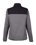 WOMEN'S CORE365 CE74W Venture Heathered Stripe Hybrid Jacket Back Thumbnail | Custom Apparel Canada