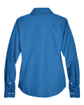 WOMEN'S Crown Collection® Oxford Woven Dress Shirt Back Thumbnail | Custom Apparel Canada