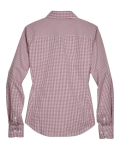WOMEN'S Crown Collection® Gingham Check Woven Dress Shirt Back Thumbnail | Custom Apparel Canada