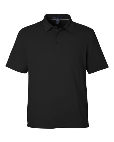 Devon & Jones DG120 Men's Raleigh Stretch Polo in Black - Custom Printing Available