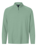 Men's Seaton Pebble Textured Quarter-Zip Pullover Front Thumbnail | Custom Apparel Canada