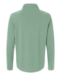 WOMEN'S Seaton Pebble Textured Quarter-Zip Pullover Back Thumbnail | Custom Apparel Canada