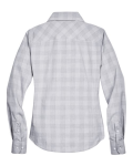 WOMEN'S Crown Collection® Glen Plaid Woven Dress Shirt Back Thumbnail | Custom Apparel Canada