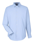 Men's CrownLux Performance® Microstripe Dress Shirt Front Thumbnail | Custom Apparel Canada