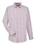 Men's CrownLux Performance® Micro Windowpane Woven Dress Shirt Front Thumbnail | Custom Apparel Canada