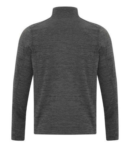 Heather Fleece 1/2 Zip Sweatshirt back Thumb Image