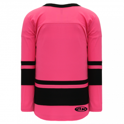 Athletic Knit H6400 in Pink / Black - Back View
