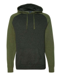 Unisex Raglan Hooded Sweatshirt Front Thumbnail | Custom Apparel Canada